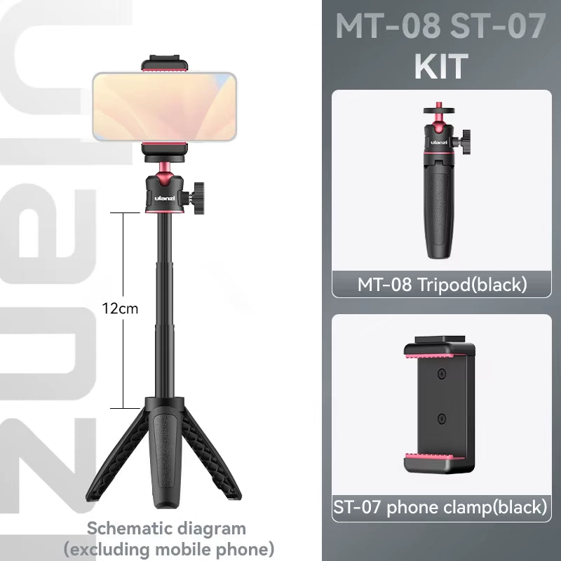MT-08 Foldable Mini Tripod Mount 1/4&