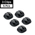 Cable Organizer Silicone USB Cable Winder Flexible Cable Management Clips Cable Holder for Mouse Headphone Earphone