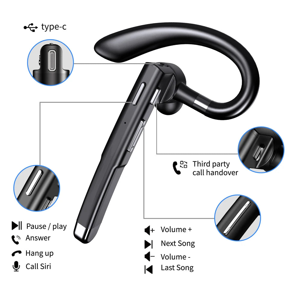 Wireless Headphones with Microphone Bluetooth Fone De Ouvido Audifonos Con Microfono Auriculares Inalambicos Headset Earphones