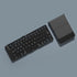 BOW Foldable Bluetooth Keyboard Rechargeable Wireless Keyboard Folding 2.4G Keyboard for Iphone Ipad Laptop Desktop