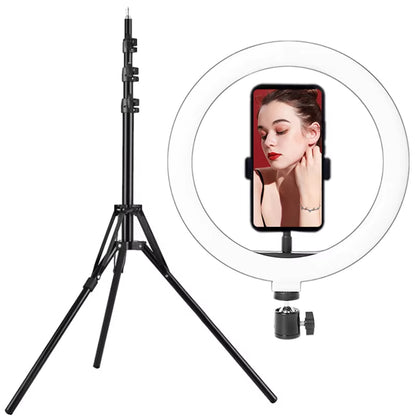 Ring Light 10In 13 in with Tripod Stand & Phone Holder Selfie Ring Light 26Cm Fill Light 33Cm Studio Lighting Kit for Tiktok