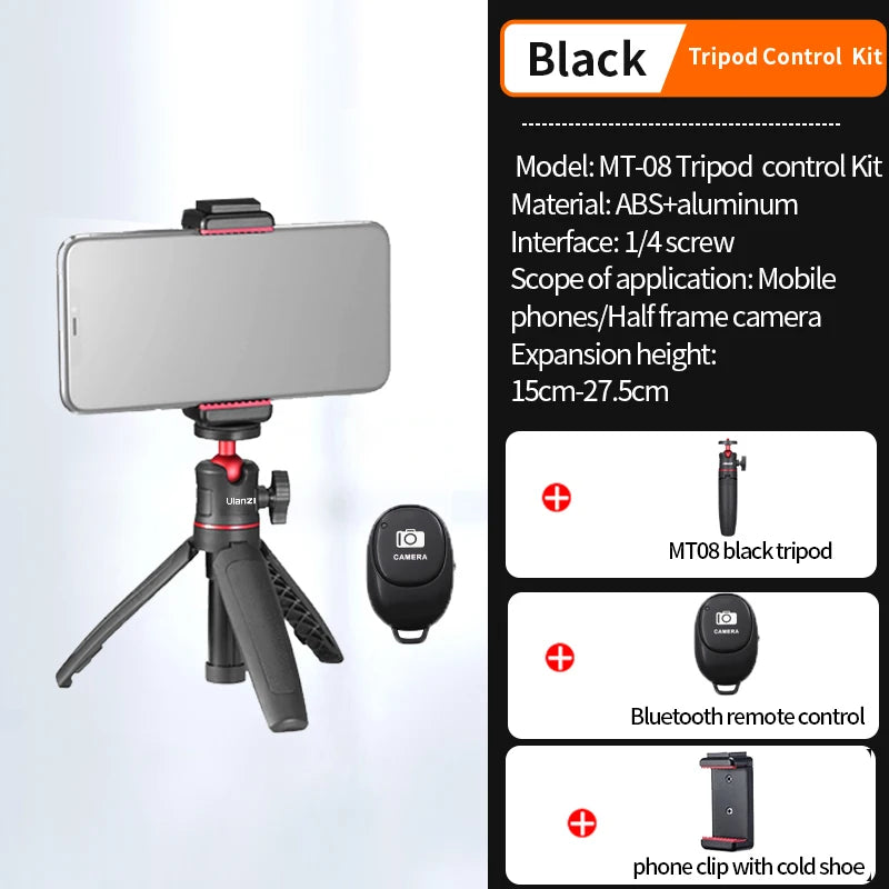 MT-08 Foldable Mini Tripod Mount 1/4&